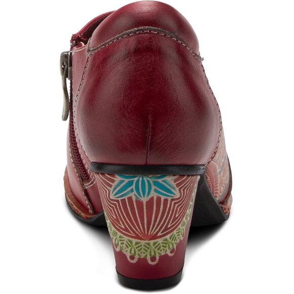 L’Artiste by Spring Step Womens Zami Leather Shootie Boots -- Brown NEW - Picture 4 of 8